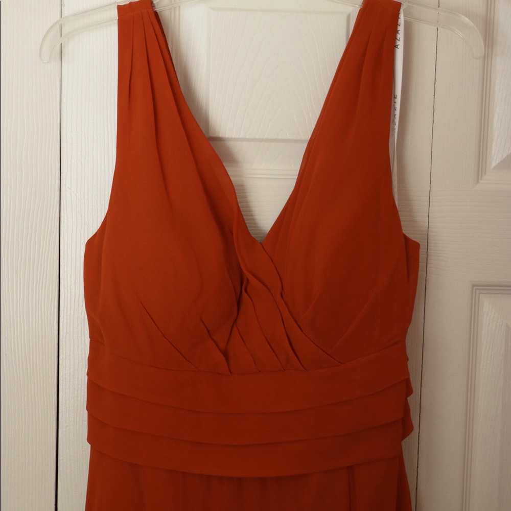 Azazie Bianca Dress in Paprika (Size A14)